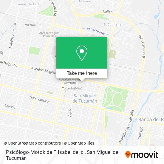 Psicólogo-Motok de F. Isabel del c. map