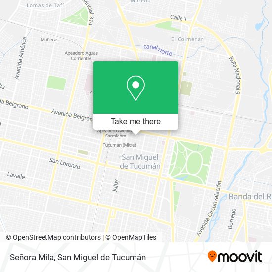 Señora Mila map