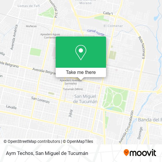 Mapa de Aym Techos