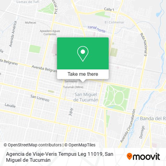Agencia de Viaje-Veris Tempus Leg 11019 map
