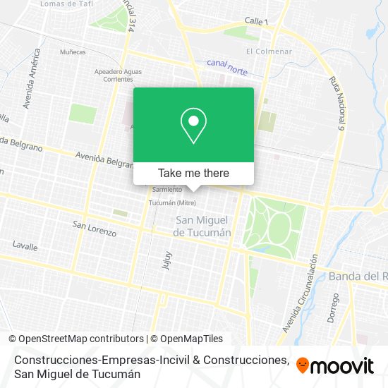 Construcciones-Empresas-Incivil & Construcciones map