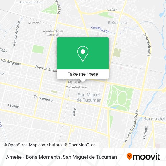 Amelie - Bons Moments map