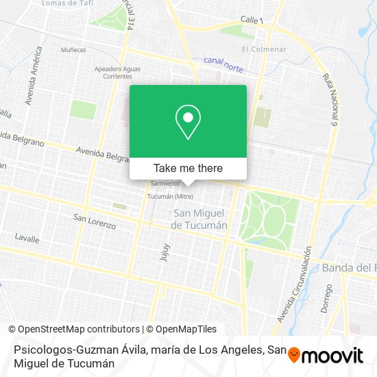 Psicologos-Guzman Ávila, maría de Los Angeles map
