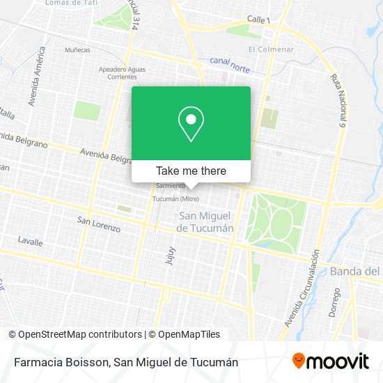 Farmacia Boisson map