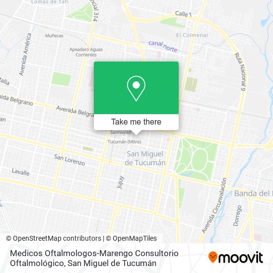 Medicos Oftalmologos-Marengo Consultorio Oftalmológico map