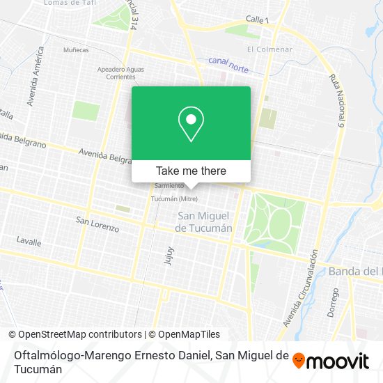 Oftalmólogo-Marengo Ernesto Daniel map