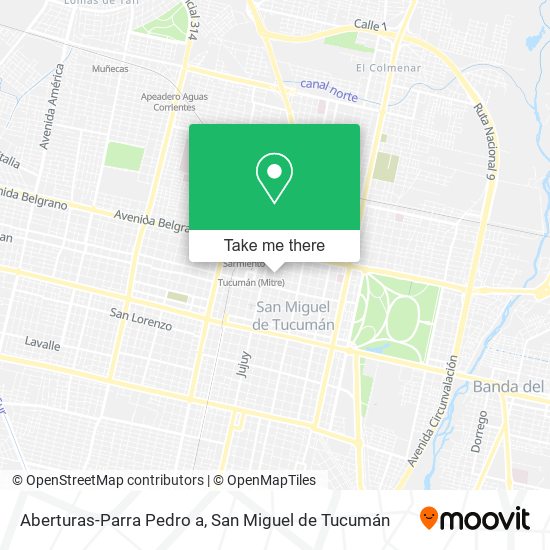 Aberturas-Parra Pedro a map
