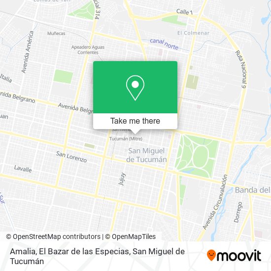 Amalia, El Bazar de las Especias map