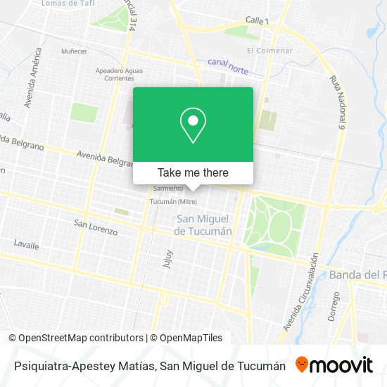 Psiquiatra-Apestey Matías map
