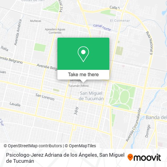 Psicologo-Jerez Adriana de los Ángeles map