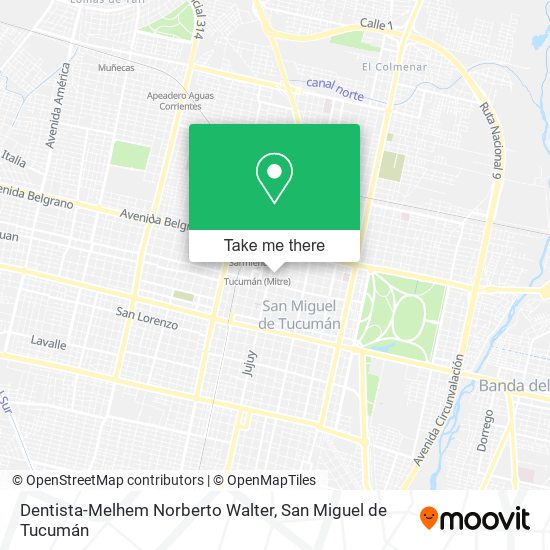 Dentista-Melhem Norberto Walter map