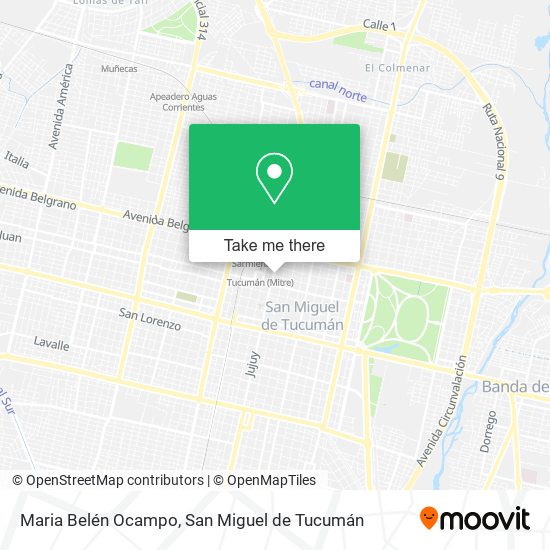 Maria Belén Ocampo map