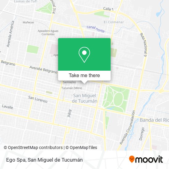 Ego Spa map