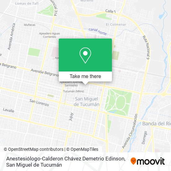 Anestesiólogo-Calderon Chávez Demetrio Edinson map