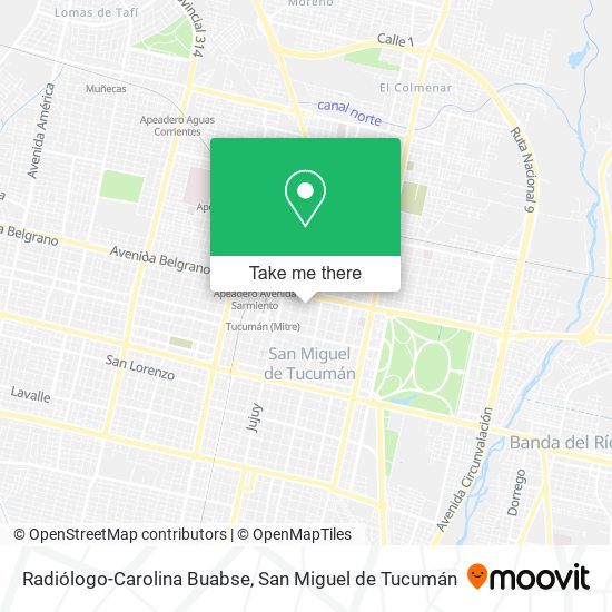 Radiólogo-Carolina Buabse map