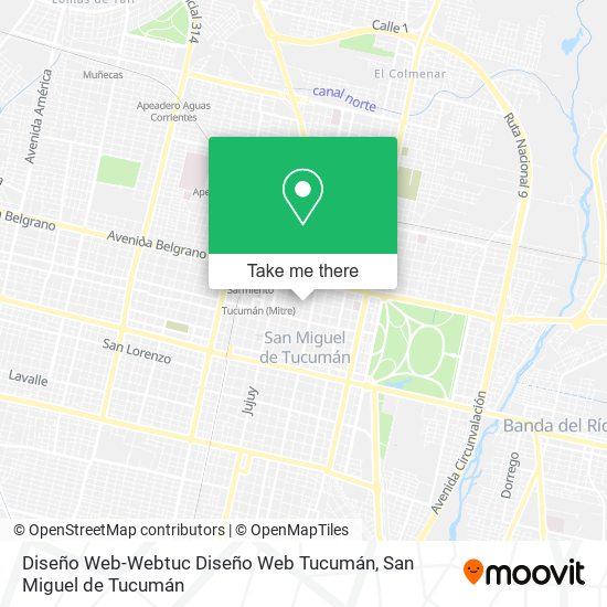 Diseño Web-Webtuc Diseño Web Tucumán map