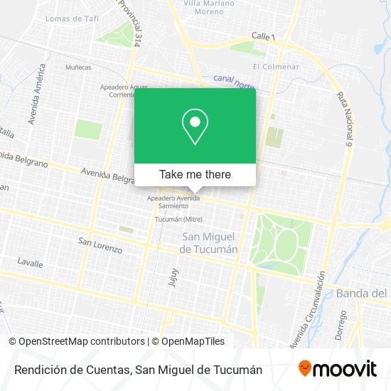 Rendición de Cuentas map