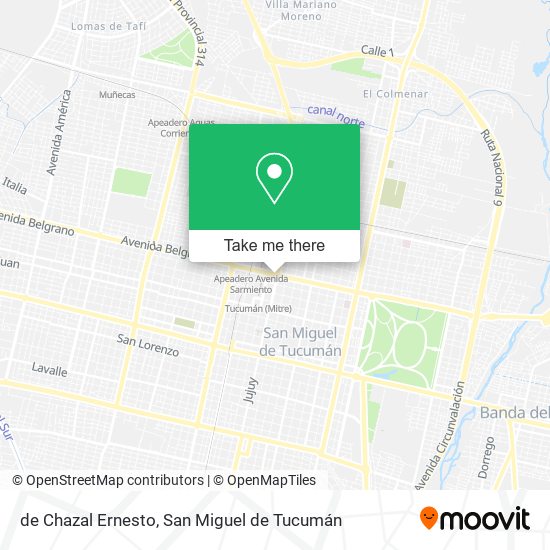 de Chazal Ernesto map