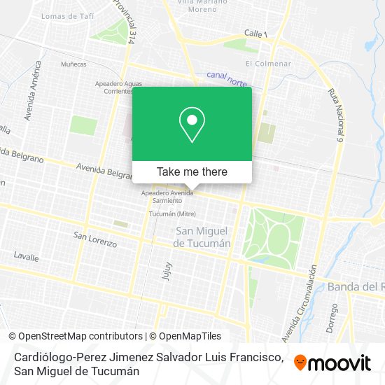 Cardiólogo-Perez Jimenez Salvador Luis Francisco map