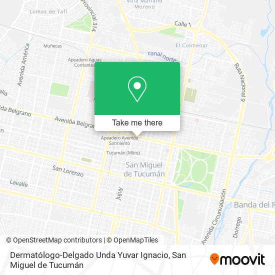 Dermatólogo-Delgado Unda Yuvar Ignacio map