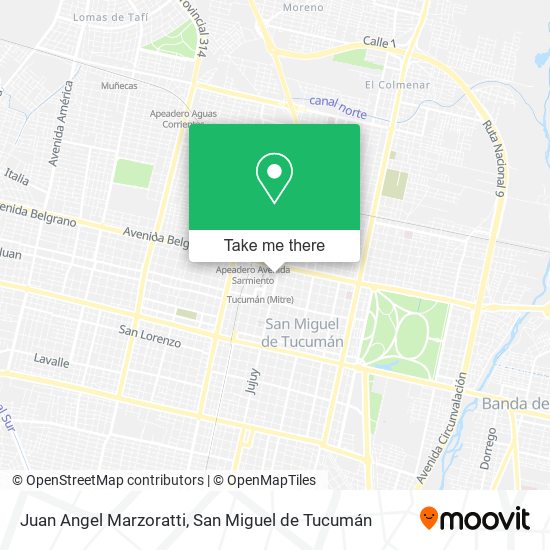 Mapa de Juan Angel Marzoratti
