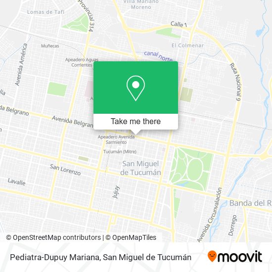 Pediatra-Dupuy Mariana map