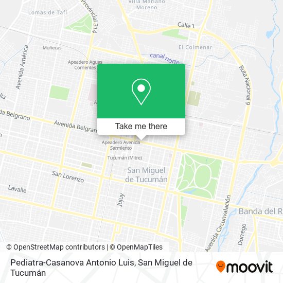 Pediatra-Casanova Antonio Luis map