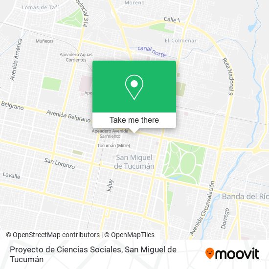 Mapa de Proyecto de Ciencias Sociales