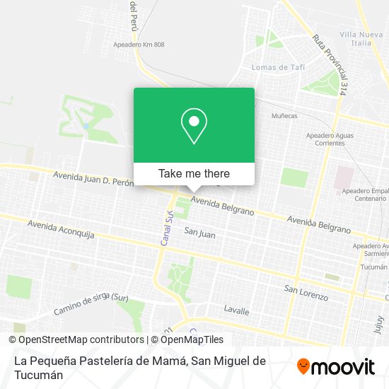 La Pequeña Pastelería de Mamá map