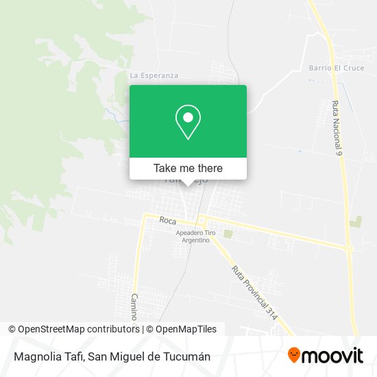 Mapa de Magnolia Tafi