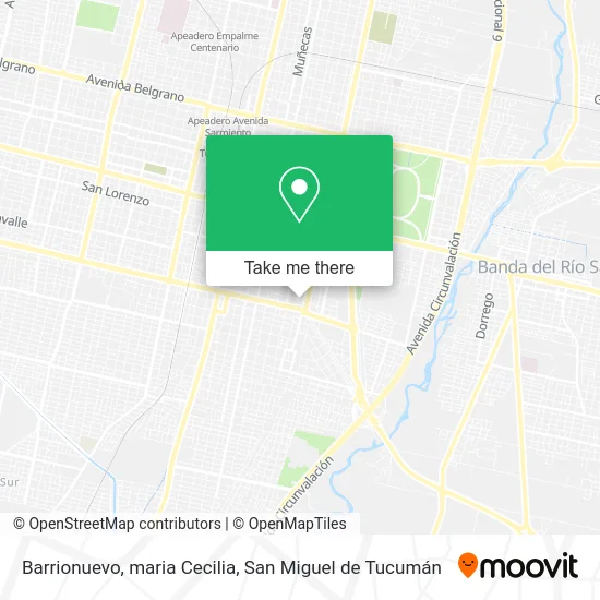 Mapa de Barrionuevo, maria Cecilia