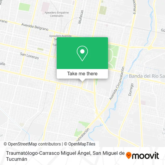 Mapa de Traumatólogo-Carrasco Miguel Ángel