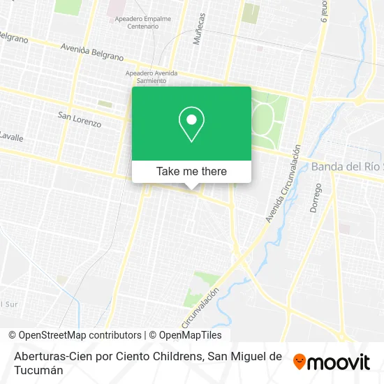 Mapa de Aberturas-Cien por Ciento Childrens