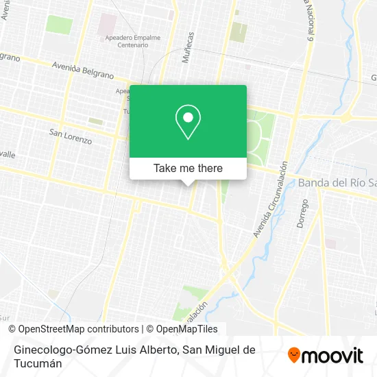 Ginecologo-Gómez Luis Alberto map