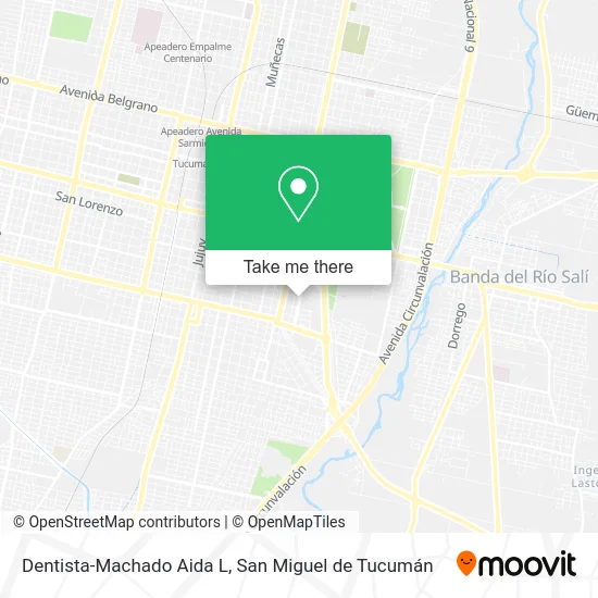 Mapa de Dentista-Machado Aida L