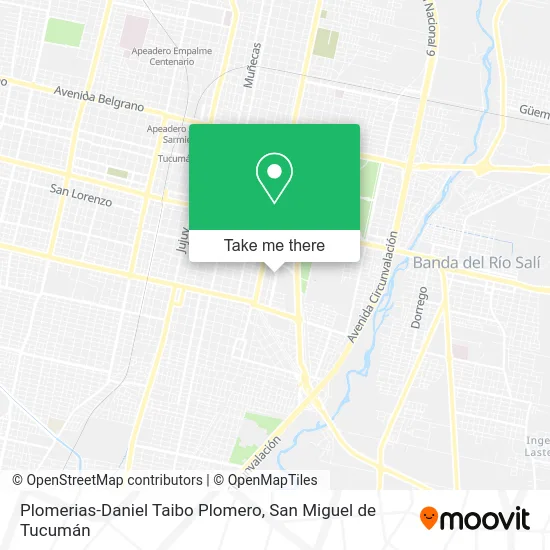 Mapa de Plomerias-Daniel Taibo Plomero