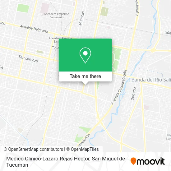 Mapa de Médico Clinico-Lazaro Rejas Hector