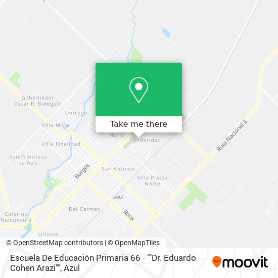 Escuela De Educación Primaria 66 - ""Dr. Eduardo Cohen Arazi"" map
