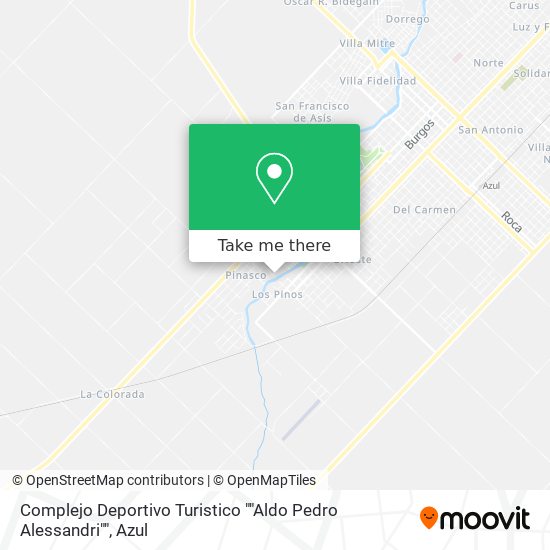 Complejo Deportivo Turistico ""Aldo Pedro Alessandri"" map