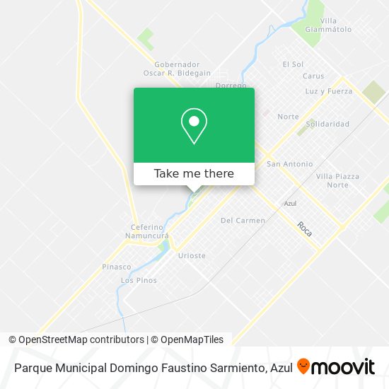 Parque Municipal Domingo Faustino Sarmiento map