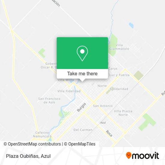 Mapa de Plaza Oubiñas