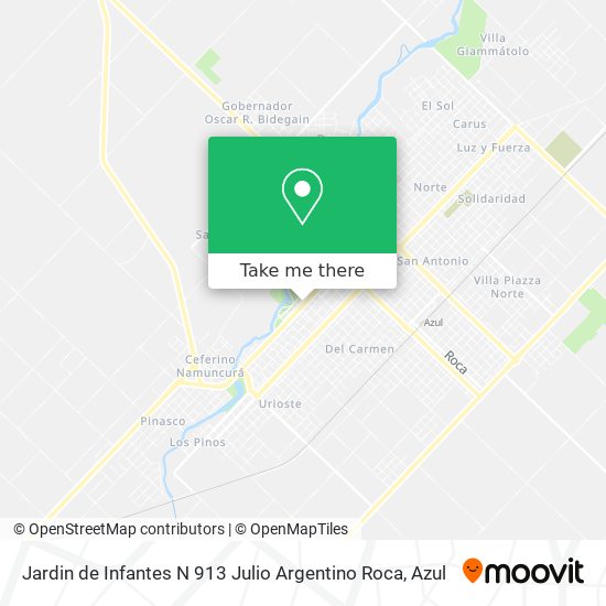 Jardin de Infantes N 913 Julio Argentino Roca map
