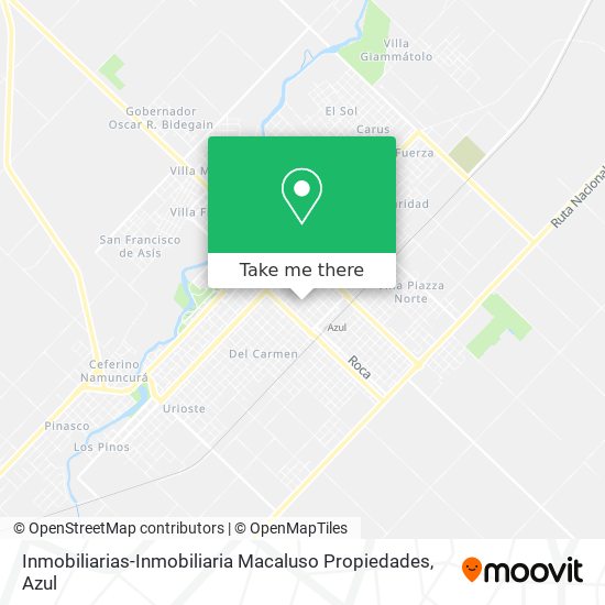 Mapa de Inmobiliarias-Inmobiliaria Macaluso Propiedades