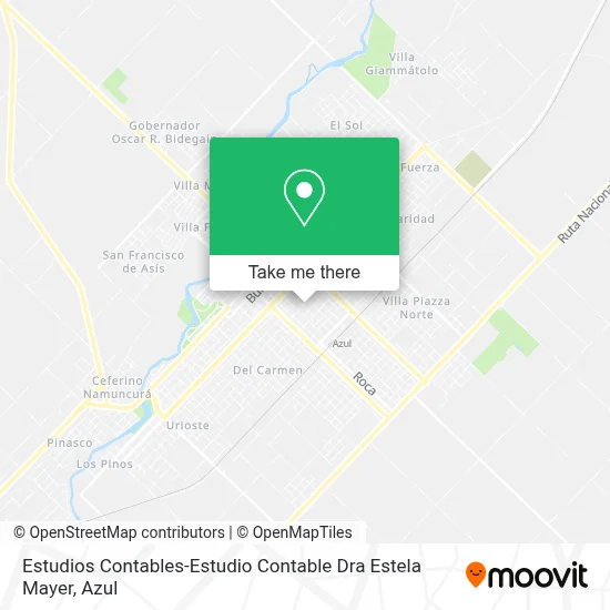 Estudios Contables-Estudio Contable Dra Estela Mayer map