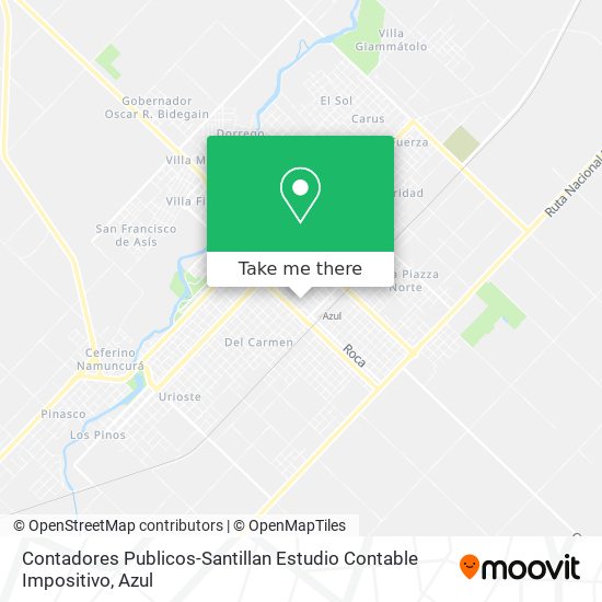 Contadores Publicos-Santillan Estudio Contable Impositivo map