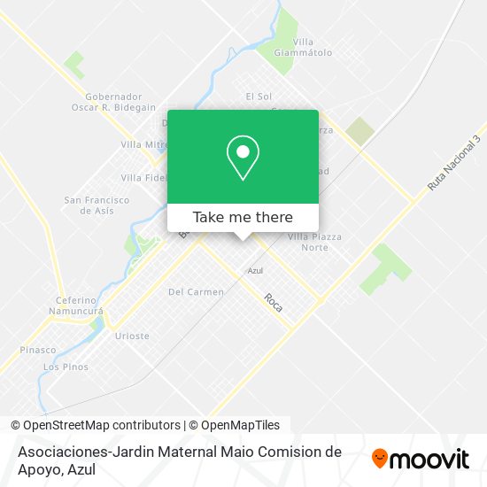 Asociaciones-Jardin Maternal Maio Comision de Apoyo map