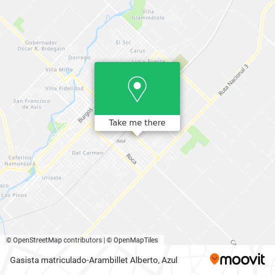 Gasista matriculado-Arambillet Alberto map