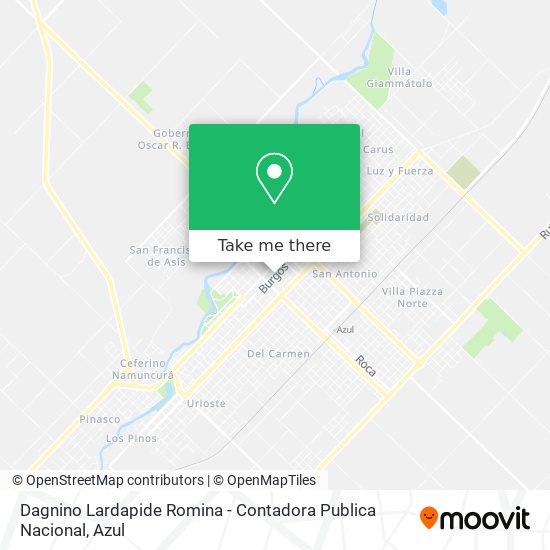 Dagnino Lardapide Romina - Contadora Publica Nacional map