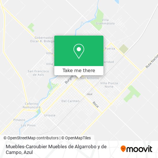 Muebles-Caroubier Muebles de Algarrobo y de Campo map