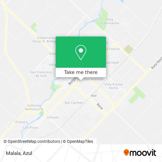 Mapa de Malala